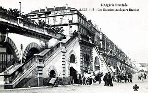 ALGER - ESCALIERS DU SQUARE BRESSON